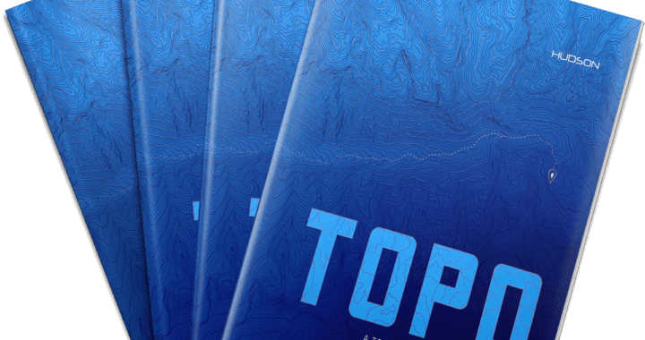 spread of 4 Topo magazines with the Topo logo